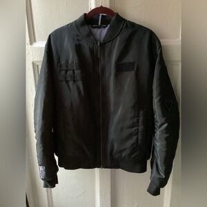 Alexander McQueen Men's Black Bomber Jacket